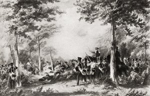 1838年のボッセンデンウッドの戦い 作： English School